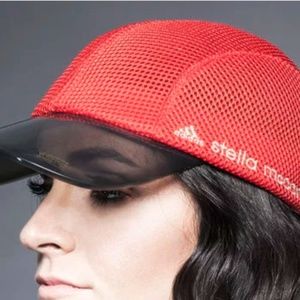 Stella McCartney Adidas Run Mesh Cap Red One Size